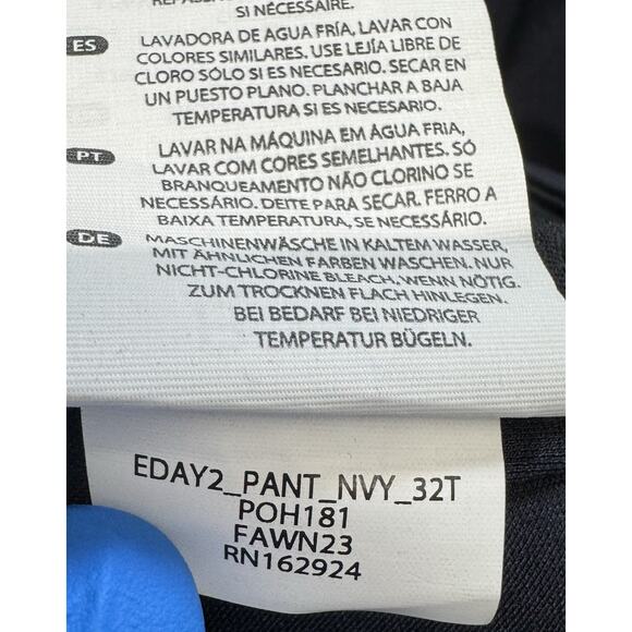 BYLT Premium Basics Everyday Pant 2.0 Slim Fit Men 32 Tall Navy Blue Performance - Picture 10 of 14